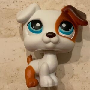 Littlest Pet Shop Jack Russell Dog LPS 151 Toy Pup Puppy